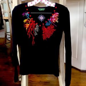 Oilily long sleeve Artisan top